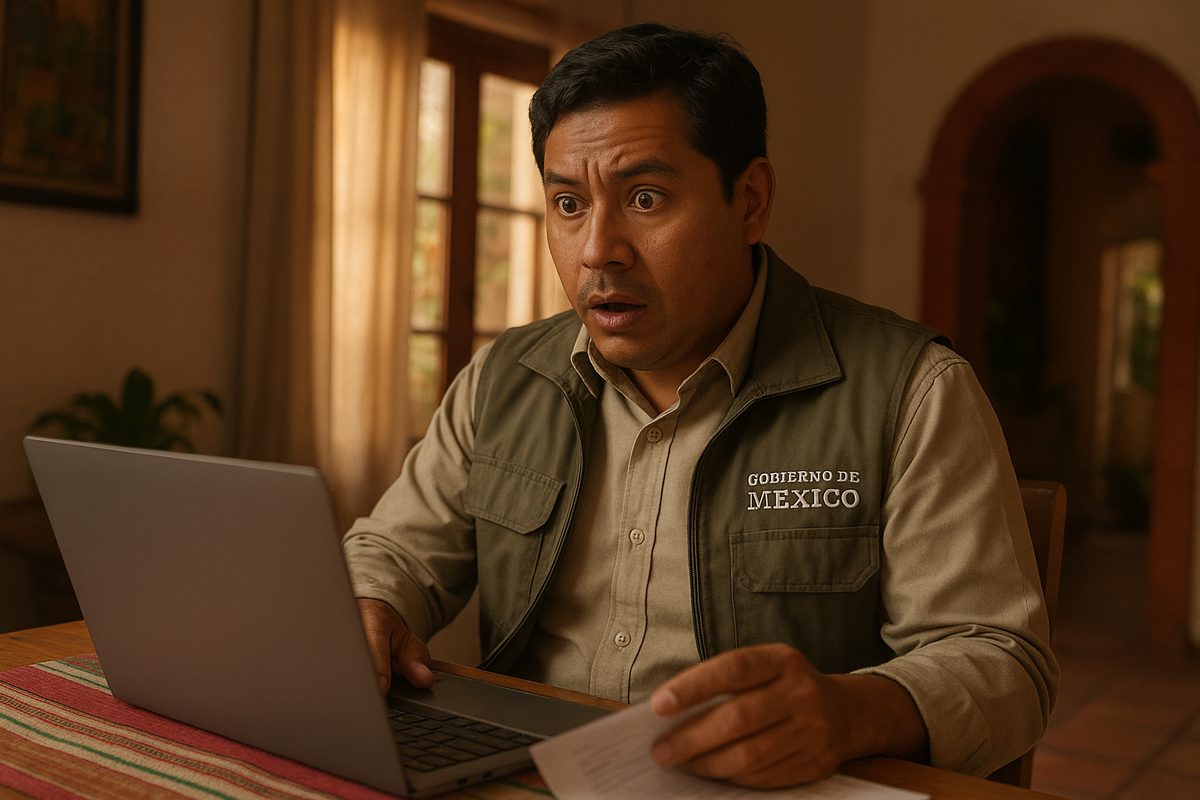 Trabajador revisa en su laptop mitos comunes sobre el ahorro