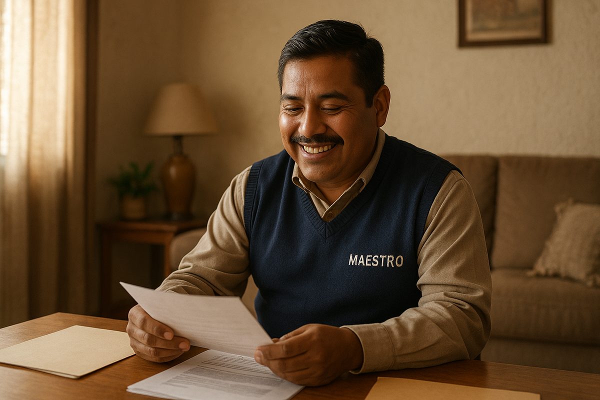 Maestra SEP satisfecha después de refinanciar su crédito